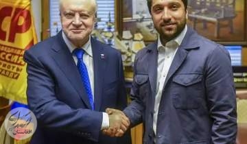 سرگئی میرونوف با احمد مسعود رهبر جبهه مقاومت ملی افغانستان در مسکو دیدار کرد